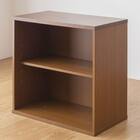 天然木突板 シンプルシェルフ(幅70cm BOR BR)) 1枚目画像