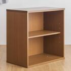 天然木突板 シンプルシェルフ(幅70cm BOR BR)) 3枚目画像