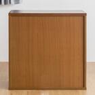 天然木突板 シンプルシェルフ(幅70cm BOR BR)) 6枚目画像