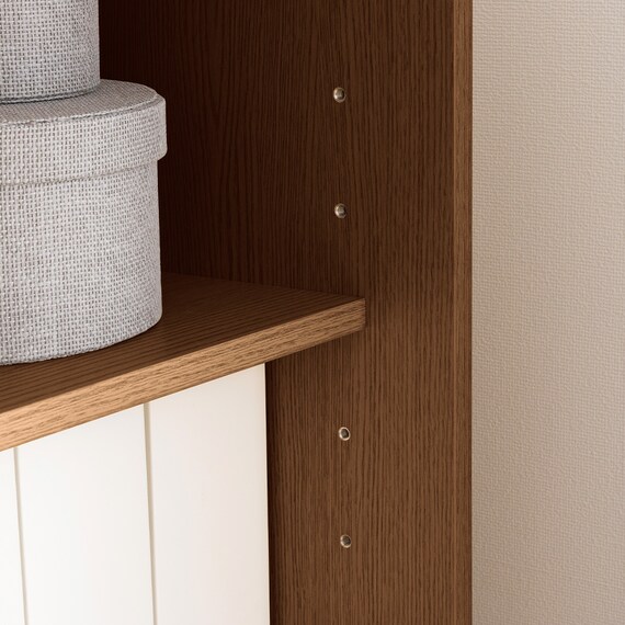 天然木突板 シンプルシェルフ(幅70cm BOR BR)) 7枚目画像