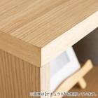 天然木突板 シンプルシェルフ(幅70cm BOR BR)) 10枚目画像