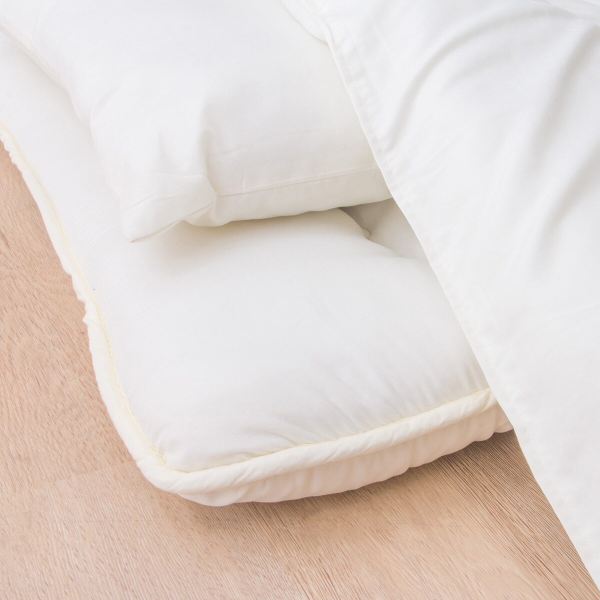 カバー付き吸汗ボリューム組布団8点セット ダブル(GY D) | ニトリ