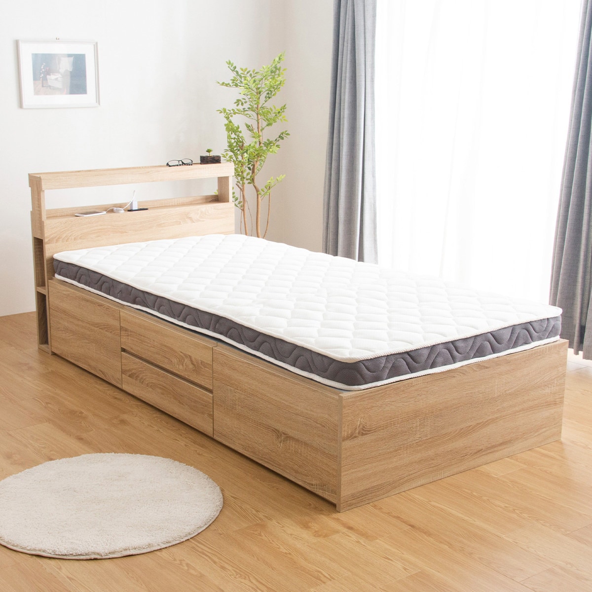 宮付きチェストシングルベッド通販 ニトリネット 公式 家具 インテリア通販 宮付きチェストシングルベッド通販 ニトリネット 公式 家具 インテリア通販