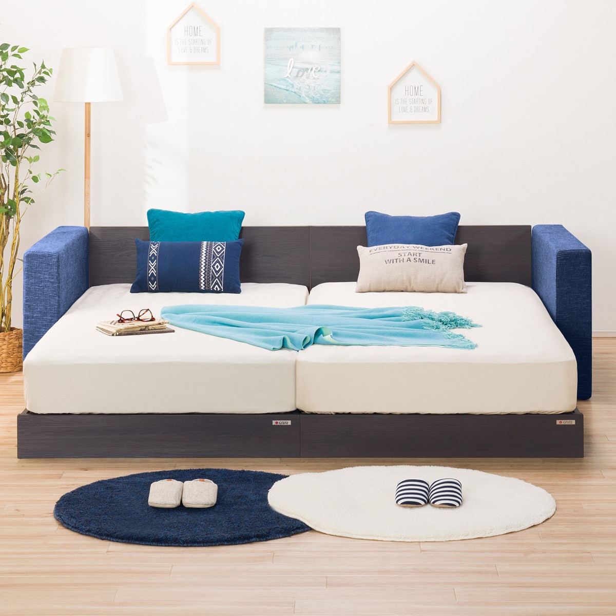 クッションキャビネット付きシングルフロアベッドセット 2台 3台 通販 ニトリネット 公式 家具 インテリア通販 クッションキャビネット付きシングルフロアベッドセット 2台 3台 通販 ニトリネット 公式 家具 インテリア通販