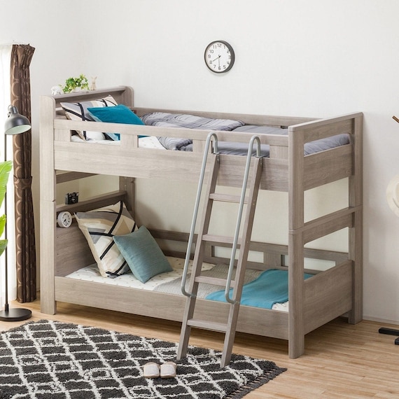 棚&コンセント付き二段ベッド(GYB) 1枚目画像