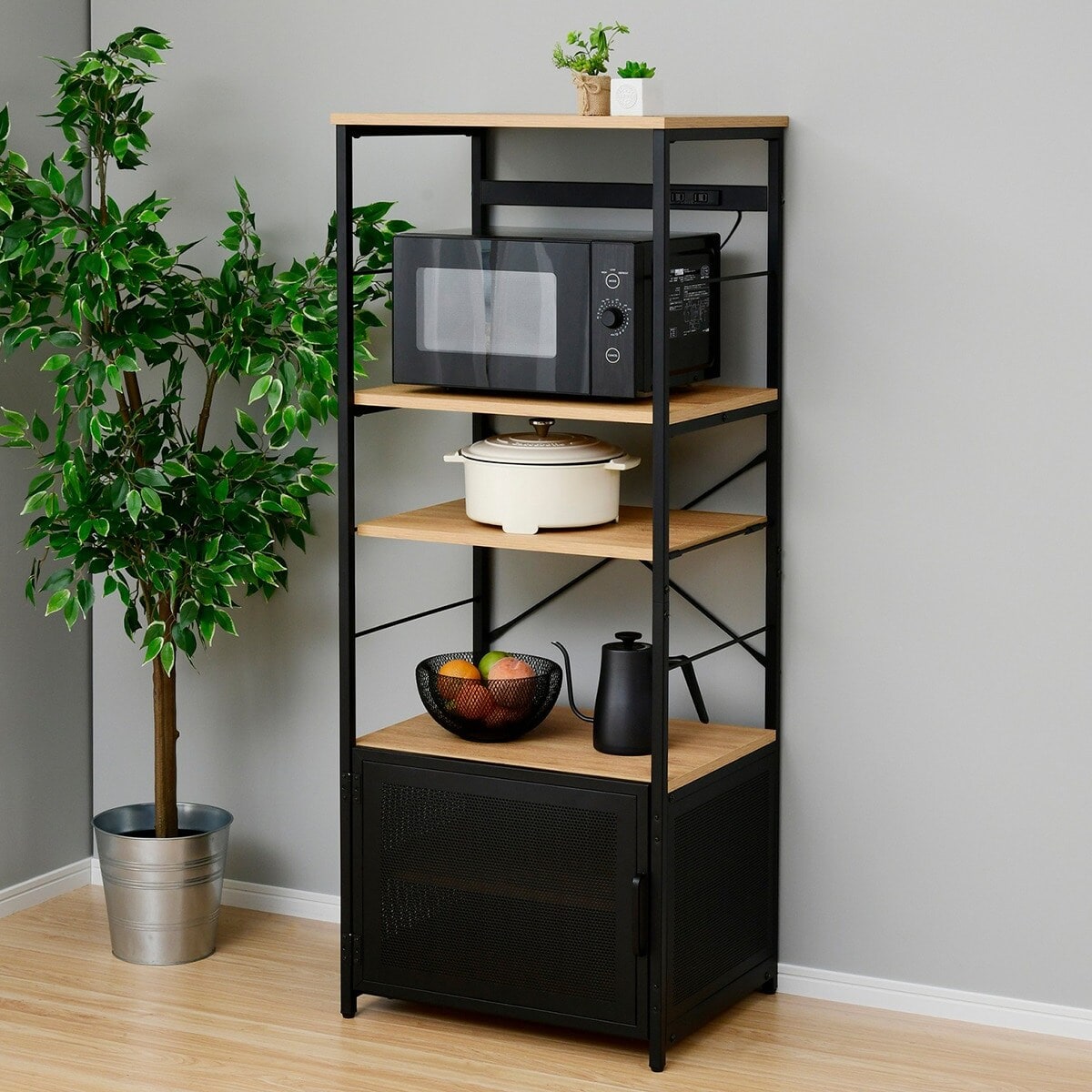 ウッド アイアンレンジ台 幅60 Mwir60bk 通販 ニトリネット 公式 家具 インテリア通販 ウッド アイアンレンジ台 幅60 Mwir60bk 通販 ニトリネット 公式 家具 インテリア通販