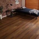 はめ込み式フロアタイル 12枚(ウォールナット 約1.5畳分) 1枚目画像