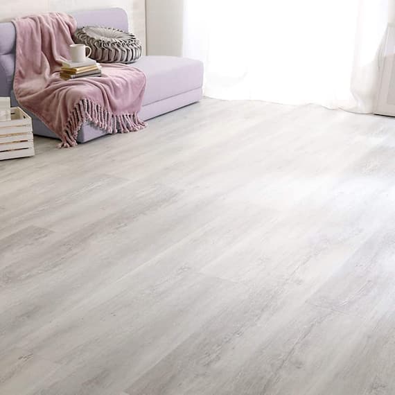 はめ込み式フロアタイル 48枚(ホワイトオーク 約6畳分) 1枚目画像