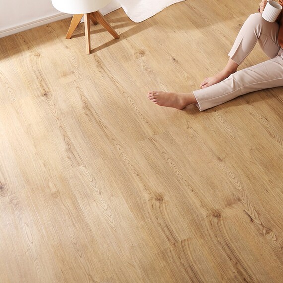 はめ込み式フロアタイル 12枚(ナチュラルオーク 約1.5畳分) 1枚目画像