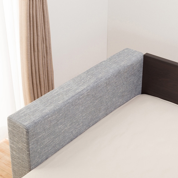 シングルフロアベッド3台セット+クッションキャビネット2個(グレー) 5枚目画像