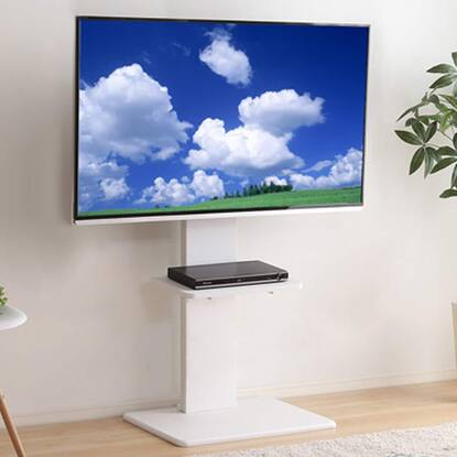 最短翌日出荷】【棚付き】お部屋広々 壁寄せテレビスタンド (WAT ハイ 