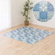 撥水・抗菌・防カビ・床暖対応ラグ フチあり(S-1415)