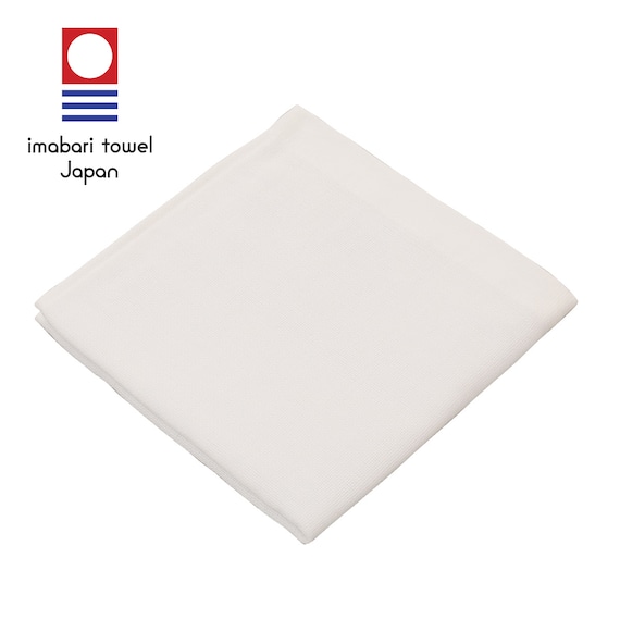 今治ウォッシュタオルピュアガーゼ(ホワイト) 1枚目画像