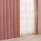 【一人暮らし・寝室に】外から見えにくいミラーレース付 遮光2級・遮熱カーテン4枚セット( エコオアシス ローズ 150X200cmセット) 1枚目画像