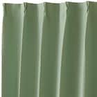【一人暮らし・寝室に】外から見えにくいミラーレース付 遮光2級・遮熱カーテン4枚セット( エコオアシス グリーン 100X220cmセット) 16枚目画像