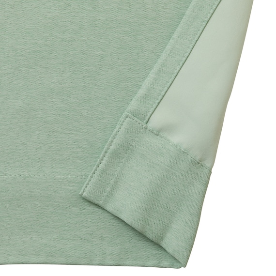 【一人暮らし・寝室に】外から見えにくいミラーレース付 遮光2級・遮熱カーテン4枚セット( エコオアシス グリーン 100X220cmセット) 18枚目画像