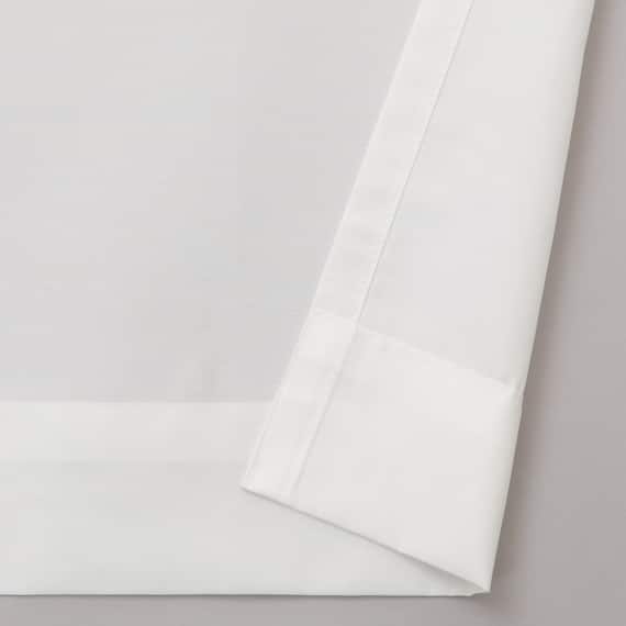 【一人暮らし・寝室に】外から見えにくいミラーレース付 遮光2級・遮熱カーテン4枚セット( エコオアシス グリーン 100X220cmセット) 26枚目画像