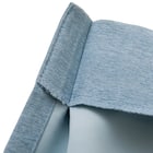 【一人暮らし・寝室に】外から見えにくいミラーレース付 遮光1級・遮熱カーテン4枚セット(エコオアシス ブルー 100X110cmセット) 17枚目画像