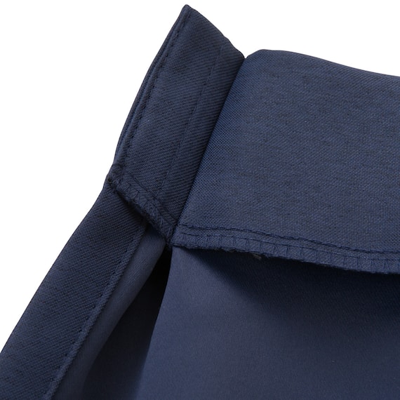 【一人暮らし・寝室に】外から見えにくいミラーレース付 遮光1級・遮熱カーテン4枚セット(エコオアシス ネイビー 100X178cmセット) 16枚目画像