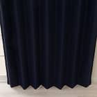 【一人暮らし・寝室に】外から見えにくいミラーレース付 遮光1級・遮熱カーテン4枚セット(エコオアシス ネイビー 100X178cmセット) 19枚目画像