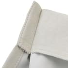 【一人暮らし・寝室に】外から見えにくいミラーレース付 遮光2級・遮熱カーテン4枚セット(エコオアシス ホワイト 100X185cmセット) 16枚目画像