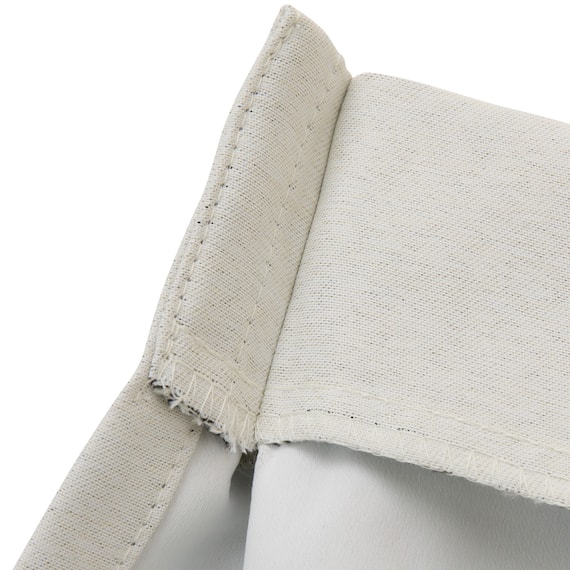 【一人暮らし・寝室に】外から見えにくいミラーレース付 遮光2級・遮熱カーテン4枚セット(エコオアシス ホワイト 100X185cmセット) 16枚目画像