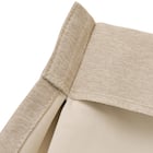 【一人暮らし・寝室に】外から見えにくいミラーレース付 遮光2級・遮熱カーテン4枚セット( エコオアシス ベージュ 100X215cmセット) 17枚目画像