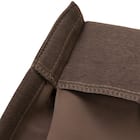 【一人暮らし・寝室に】外から見えにくいミラーレース付 遮光1級・遮熱カーテン4枚セット( エコオアシス ダークモカ 150X190cmセット) 16枚目画像