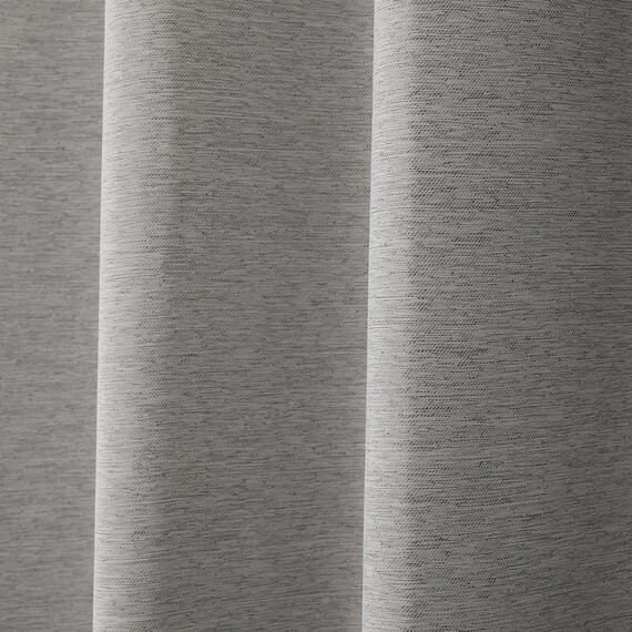 【一人暮らし・寝室に】外から見えにくいミラーレース付 遮光1級・遮熱カーテン4枚セット( エコオアシス グレー 100X225cmセット) 16枚目画像