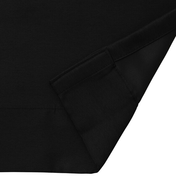 【一人暮らし・寝室に】外から見えにくいミラーレース付 遮光1級・遮熱カーテン4枚セット(エコオアシス ブラック 100X110cmセット) 15枚目画像