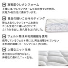 セミシングル幅80cm ポケットコイルマットレス (RRS 厚さ21cm) 7枚目画像