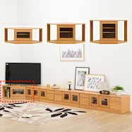 組み合わせて使えるリビングボード (コーナーボード)