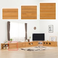 組み合わせて使えるリビングボード (チェスト 幅60cm)