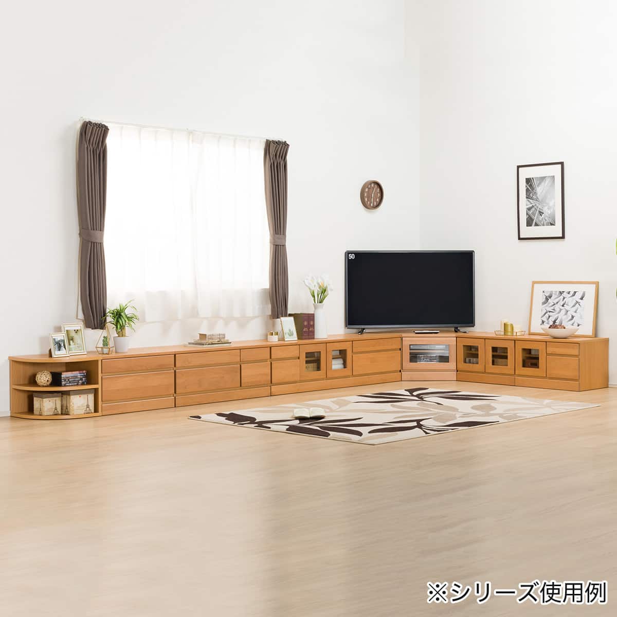 組み合わせて使えるリビングボード (チェスト 幅60cm) / ハイタイプ