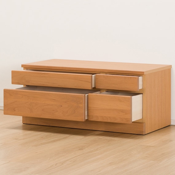 組み合わせて使えるリビングボード (チェスト 幅90cm) / ロータイプ (NA) 2枚目画像