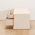 組み合わせて使えるリビングボード (ローボード 幅148.5cm) / ロータイプ (WH) 3枚目画像