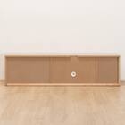 組み合わせて使えるリビングボード (ローボード 幅148.5cm) / ロータイプ (WH) 4枚目画像