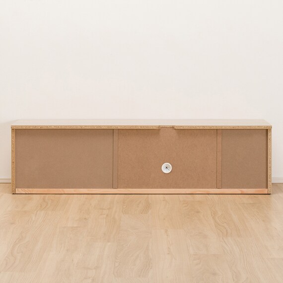 組み合わせて使えるリビングボード (ローボード 幅148.5cm) / ロータイプ (WH) 4枚目画像