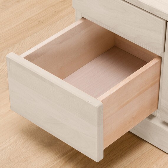 組み合わせて使えるリビングボード (ローボード 幅148.5cm) / ロータイプ (WH) 6枚目画像