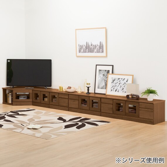 組み合わせて使えるリビングボード (チェスト 幅90cm) / ミドルタイプ 