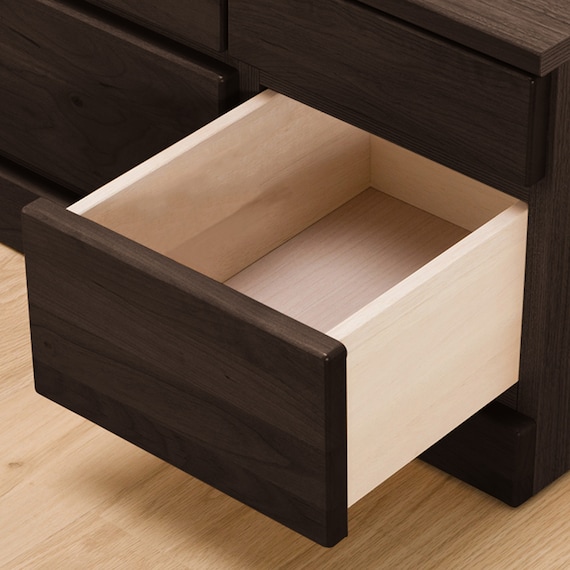 組み合わせて使えるリビングボード (チェスト 幅90cm) / ロータイプ (DBR) 6枚目画像