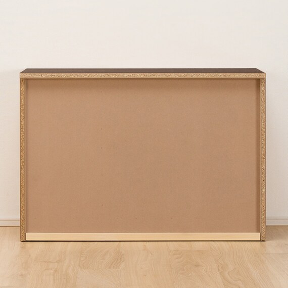 組み合わせて使えるリビングボード (チェスト 幅90cm) / ハイタイプ (DBR) 4枚目画像