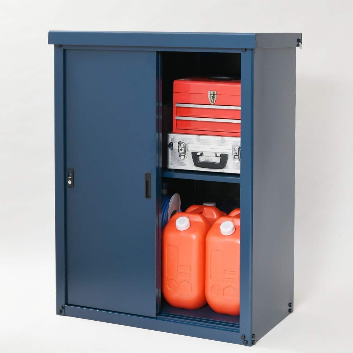 スチール収納庫 幅93cm（ネイビー 高さ154cm） | ニトリネット【公式