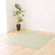 撥水・抗菌・防カビ・床暖対応ラグ フチあり(E-1122)