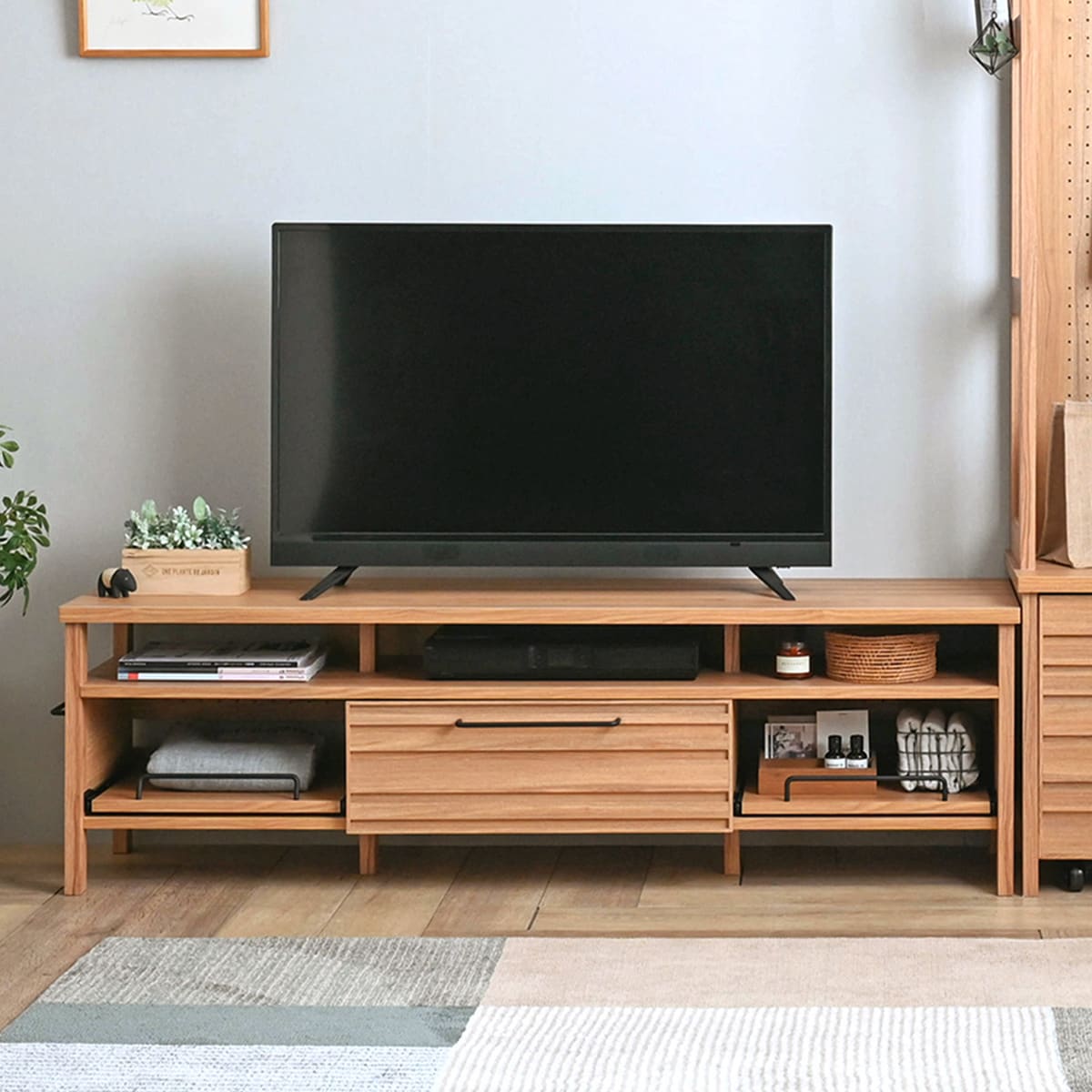 北欧スタイルテレビ台(ローボード幅150cm LBR)通販 | ニトリネット 