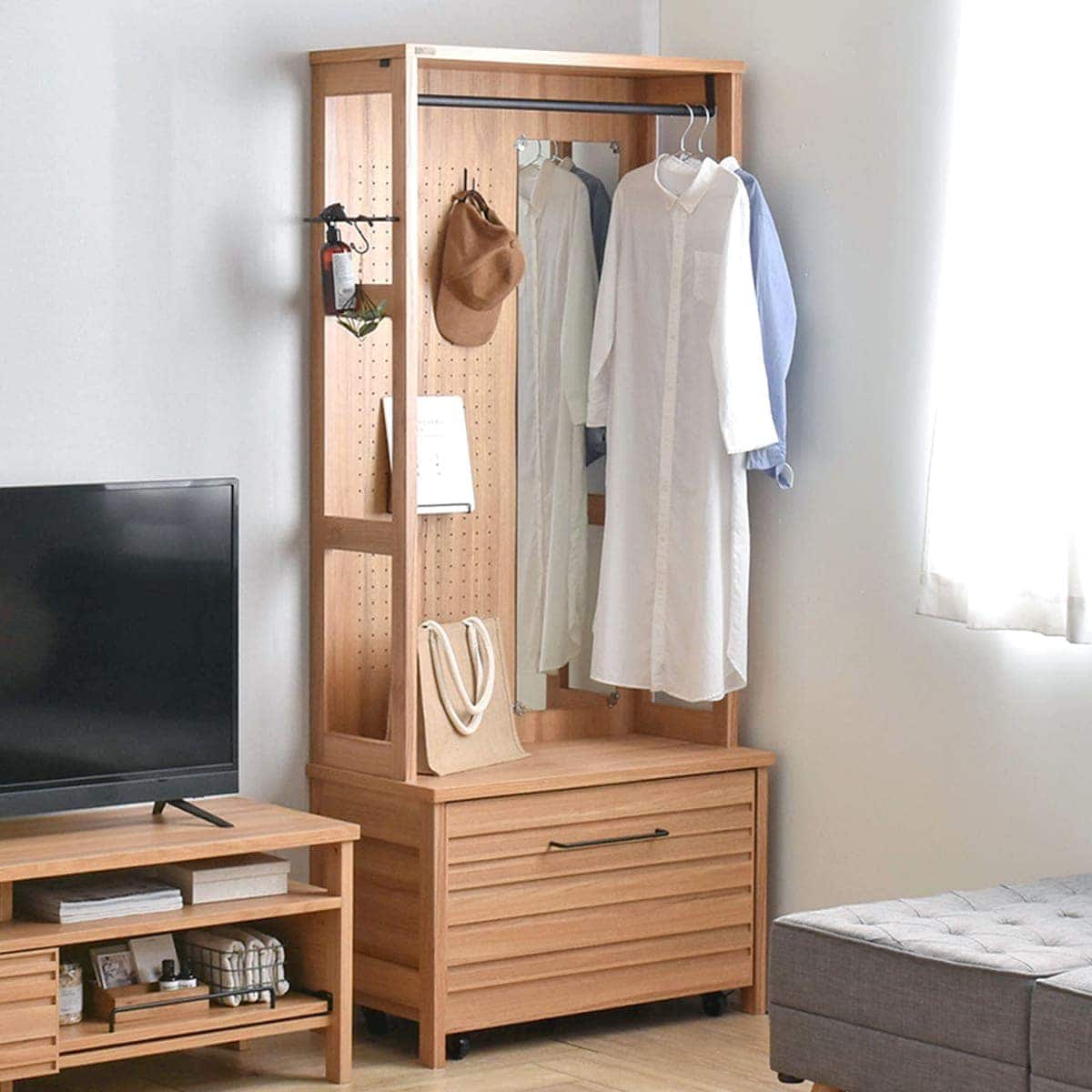 北欧スタイルのハンガーラック (LBR) | ニトリネット【公式】 家具