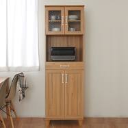 石目調ガラスの北欧風レンジラック