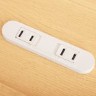 宮・コンセント付き北欧調フロアベッドフレーム(S OAK) 8枚目画像