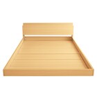 宮・コンセント付き北欧調フロアベッドフレーム(S OAK) 9枚目画像