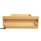 宮・コンセント付き北欧調フロアベッドフレーム(S OAK) 11枚目画像